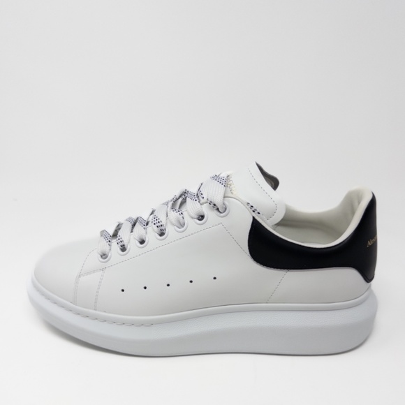 Alexander McQueen Oversized Sneakers White Jet Black Women EU 41 US 11 - Picture 2 of 8